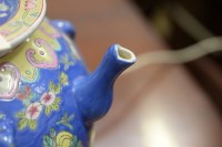 Lot 62 - A pair of modern Chinese ceramic table lamps,...