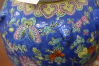 Lot 62 - A pair of modern Chinese ceramic table lamps,...