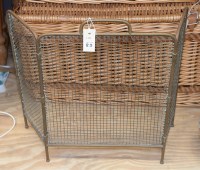 Lot 83 - A late 19th Century brass framed wire spark...
