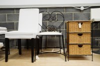 Lot 93 - A pair of modern wrought iron occasional...