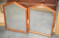 Lot 127 - A pair of 19th Century dressing table mirrors,...