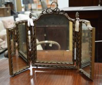 Lot 132 - An early 20th Century triptych dressing table...