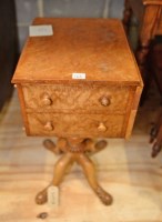 Lot 160 - A 19th Century birdseye maple veneered...