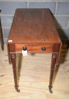 Lot 174 - A 19th Century mahogany Pembroke table, fitted...