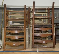 Lot 188 - A set of four cream painted 19th Century...