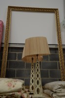 Lot 230 - A large modern gold painted moulded empty...