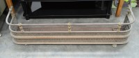Lot 238 - An early 19th Century pierced brass firecurb,...