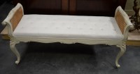 Lot 250 - A modern cream painted rectangular Continental...