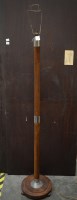 Lot 262 - A George III stained wood and chromed metal...