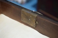 Lot 330 - A George I walnut bureau cabinet, the top with...
