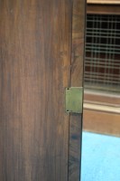 Lot 330 - A George I walnut bureau cabinet, the top with...