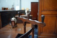Lot 333 - A Regency quartetto nest of birdseye maple and...