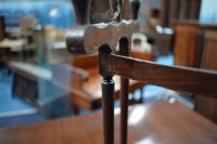 Lot 333 - A Regency quartetto nest of birdseye maple and...