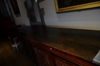 Lot 344 - A George IV rosewood and oak breakfront folio...