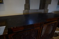 Lot 344 - A George IV rosewood and oak breakfront folio...