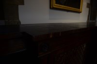 Lot 344 - A George IV rosewood and oak breakfront folio...