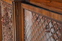 Lot 344 - A George IV rosewood and oak breakfront folio...