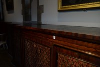 Lot 344 - A George IV rosewood and oak breakfront folio...