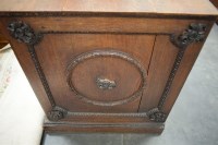 Lot 355 - An early Georgian oak cabinet, possibly after...