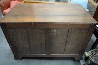 Lot 355 - An early Georgian oak cabinet, possibly after...