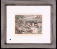 Lot 338 - Edward Ardizzone, RA - ''Bathers by a lake'',...