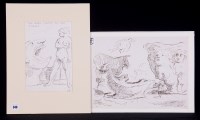 Lot 340 - Edward Ardizzone - ''The dark figure on the...