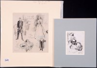 Lot 349 - Leonard Raven-Hill - studies of actors - Count...
