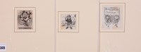 Lot 365 - James Francis Sullivan - miniature caricature...