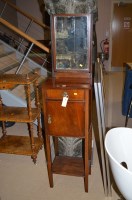 Lot 1284 - An Edwardian inlaid mahogany wash stand,...