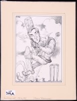 Lot 319A - Chris Riddell - a caricature of John Redwood...