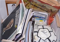 Lot 127 - A signed Newcastle United football bearing the...