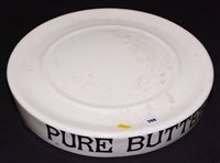 Lot 208 - Mordue Brothers Ltd, Newcastle: Rightweigh service "Pure Butter" shop display slab.