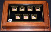 Lot 197 - An early 20th Century servant bell call indicator box, in...
