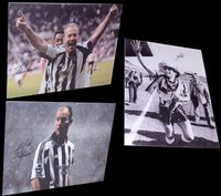 Lot 93 - Three printed canvases two of Alan Shearer and...