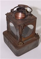 Lot 165 - British railways lamp.