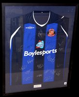 Lot 126 - A Sunderland A.F.C. replica away shirt 2008 -...