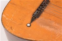 Lot 10 - A Louis Panormo English parlour guitar, rosewood...