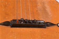 Lot 10 - A Louis Panormo English parlour guitar, rosewood...