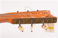 Lot 10 - A Louis Panormo English parlour guitar, rosewood...