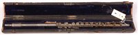 Lot 6 - Rudall, Rose and Carte silver metal flute