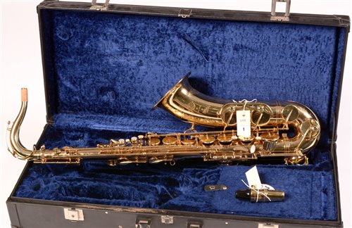 Lot 1 - A Selmer super action 80 series 2 tenor...