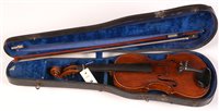 Lot 34 - Carlo Storioni Italian violin labelled Carlo...