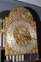 Lot 685 - Reid & Sons: a mahogany longcase clock.