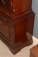 Lot 685 - Reid & Sons: a mahogany longcase clock.