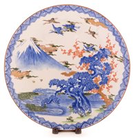Lot 79 - An early 20th Century Arita charger, printed...