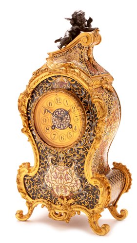 Lot 922 - Japy Freres mantel clock.