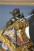 Lot 922 - Japy Freres mantel clock.