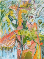Lot 1225 - Decia Morris - mixed medium on paper.