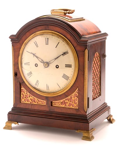 Lot 923 - bracket clock - vesper