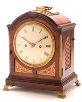 Lot 923 - bracket clock - vesper